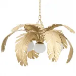 Подвесная люстра Vintage Chandelier Gold Сoconut Palm