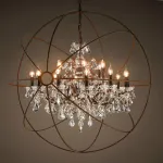 Подвесная люстра Restoration Hardware Foucault's Orb Crystal Chandelier