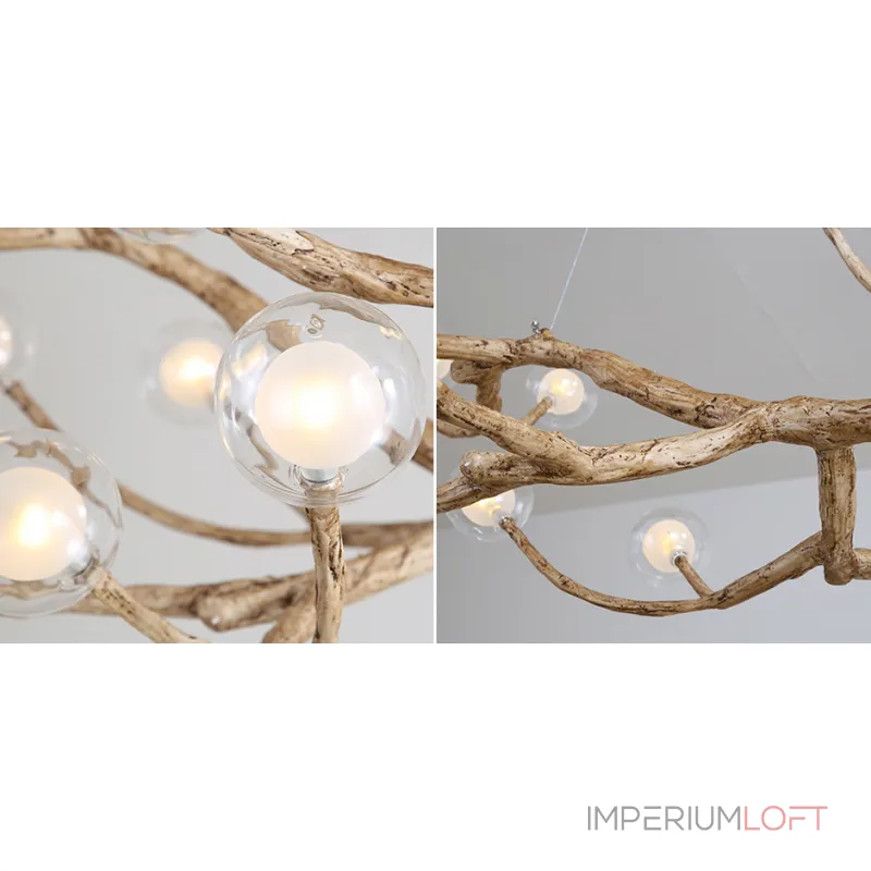 Подвесная люстра Tree branch chandelier vintage