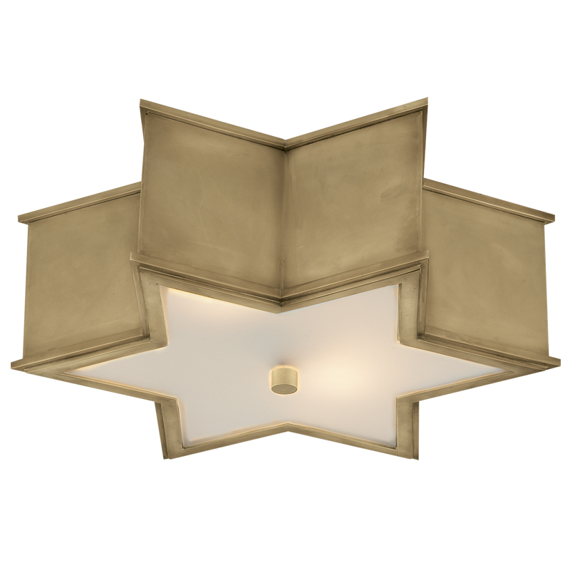 Потолочный светильник Sophia Flush Mount Brass Потолочный светильник Sophia Flush Mount Brass