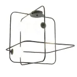 Люстра на штанге Broken Squares Balls Black