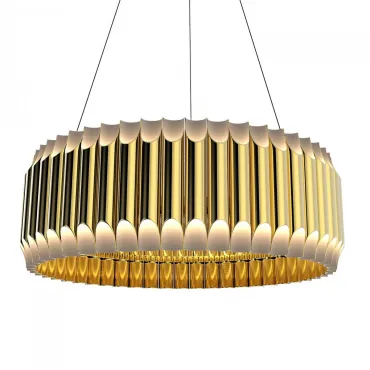 Подвесная люстра GALLIANO ROUND SUSPENSION LIGHT by DELIGHTFULL Gold