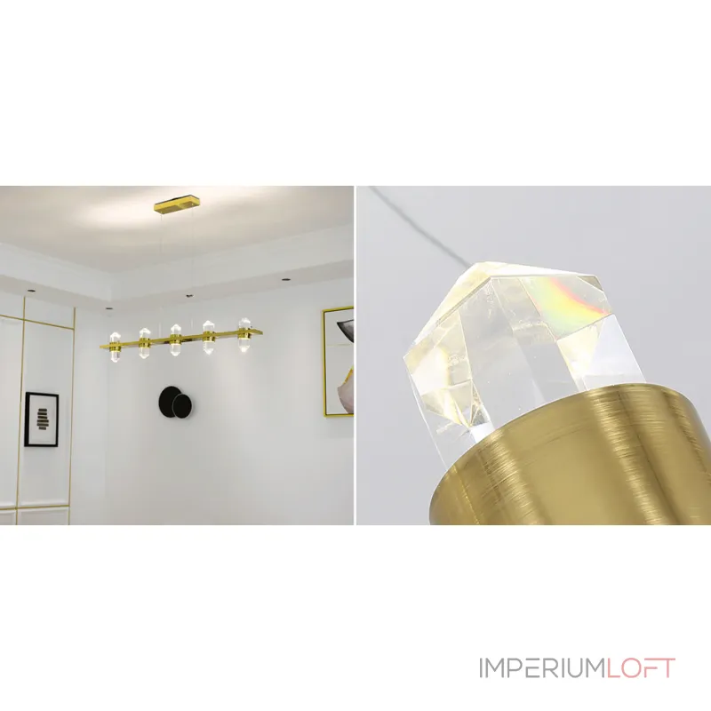 Люстра large Crystals Line Brass от ImperiumLoft Люстра large Crystals Line Brass от ImperiumLoft