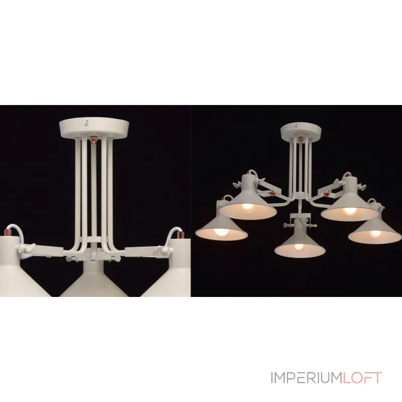 Потолочная люстра Rotating Light White