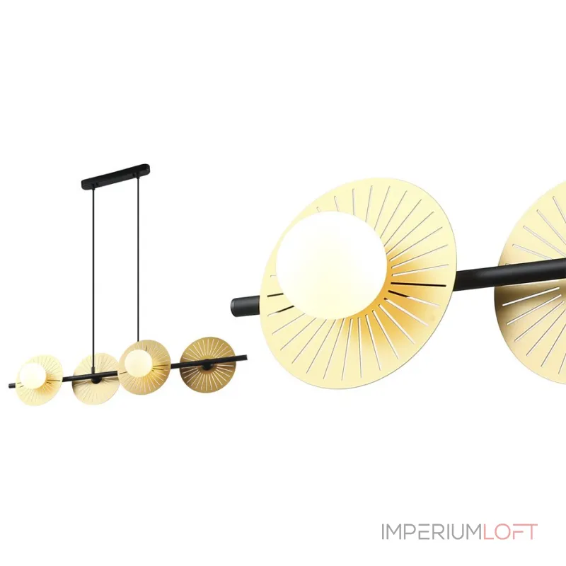 Люстра Balls & Discs Horizontal 4 от ImperiumLoft