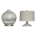 Настольная лампа Black and White Dotted от ImperiumLoft