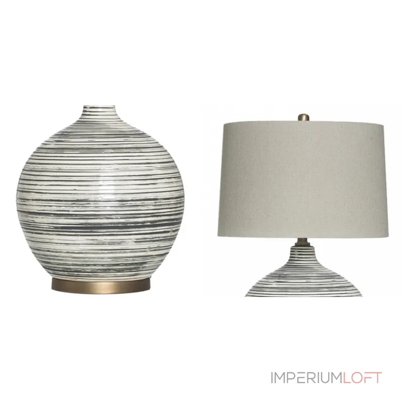 Настольная лампа Black and White Dotted от ImperiumLoft Настольная лампа Black and White Dotted от ImperiumLoft