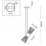 Люстра Orso Chandelier 2 от ImperiumLoft