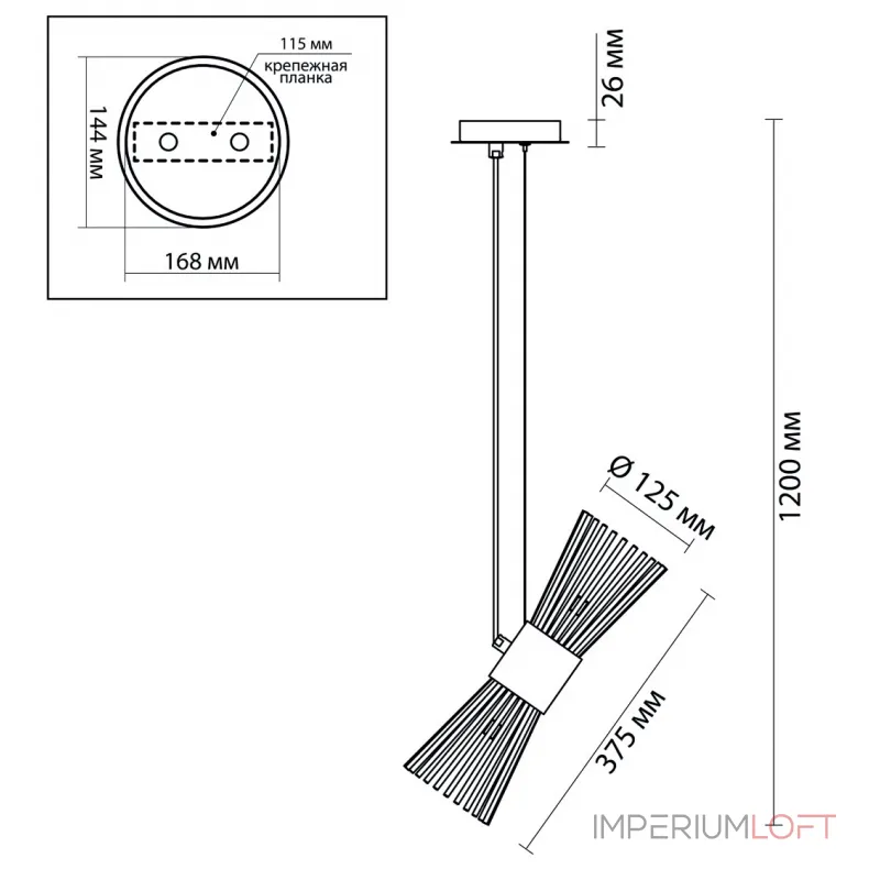 Люстра Orso Chandelier 2 от ImperiumLoft Люстра Orso Chandelier 2 от ImperiumLoft