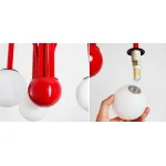 Люстра на штанге Fontana Amorosa Gran Finale Red