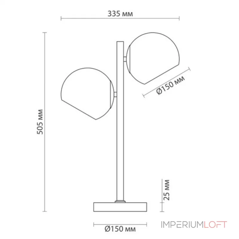 Настольная Лампа Bolle Hole от ImperiumLoft Настольная Лампа Bolle Hole от ImperiumLoft