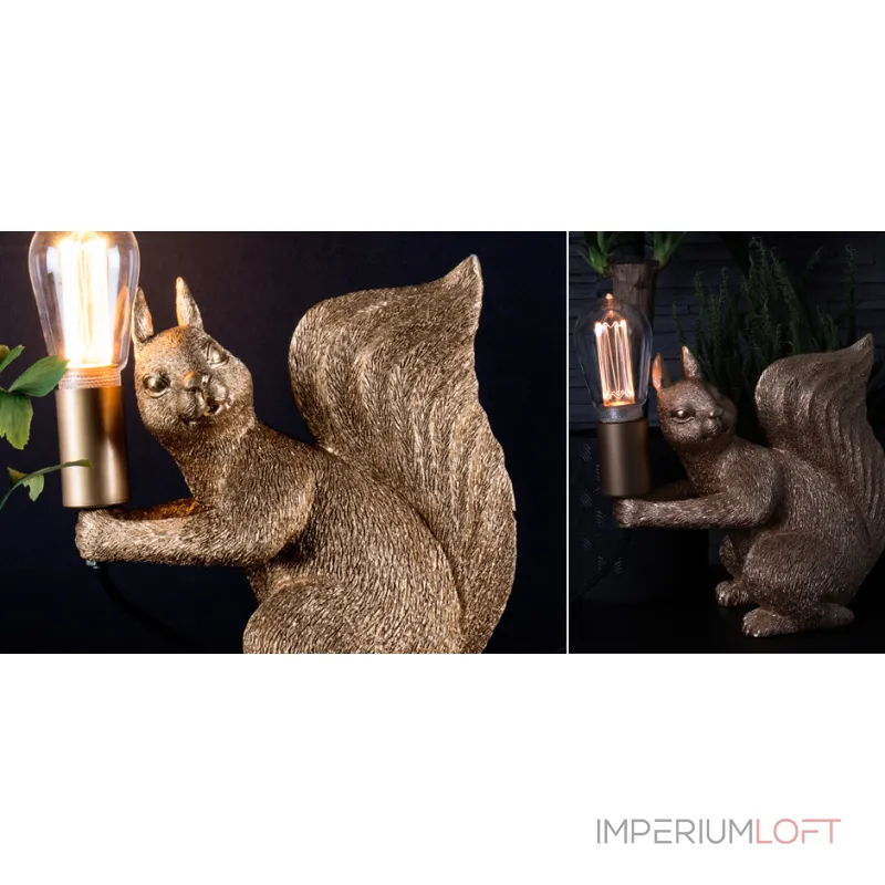 Настольная лампа Piff Table Gold Золотая белка от ImperiumLoft Настольная лампа Piff Table Gold Золотая белка от ImperiumLoft