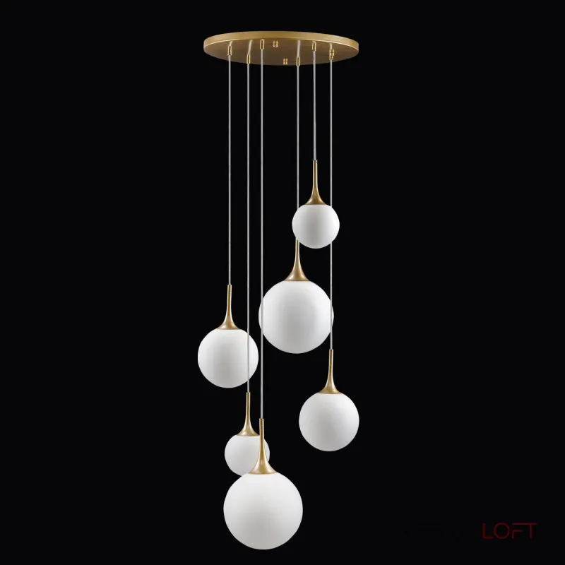 Подвесной светильник Whitley Chandelier Round 6