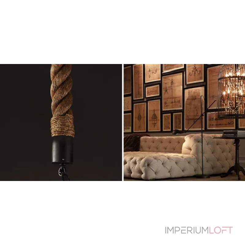 Подвесная люстра Steampunk Birdcage Chandelier