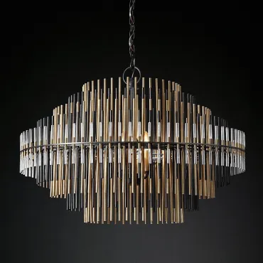 Подвесная люстра Restoration Hardware Emile Round Chandelier Chrome II Подвесная люстра Restoration Hardware Emile Round Chandelier Chrome II