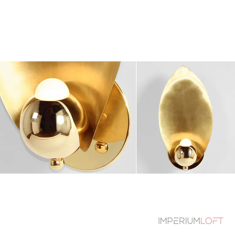 Бра LAVRA Wall Lamp Gold от ImperiumLoft