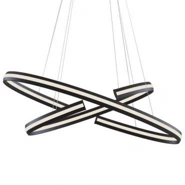 Подвесная люстра Half Ring Black & White Pendant S
