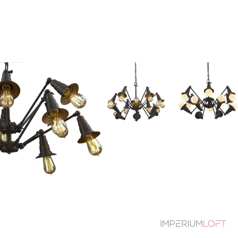 Подвесная люстра Loft Spider Chandelier 12