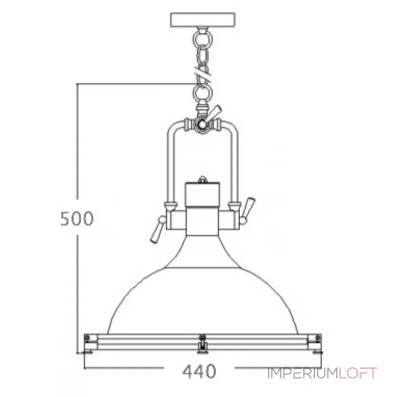 Светильник T2 Antic Brass Loft Steampunk Spotlight от ImperiumLoft