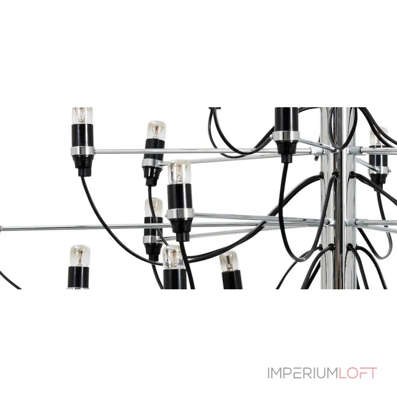Подвесная люстра Flos 2097 50 holder Chrome by Gino Sarfatti