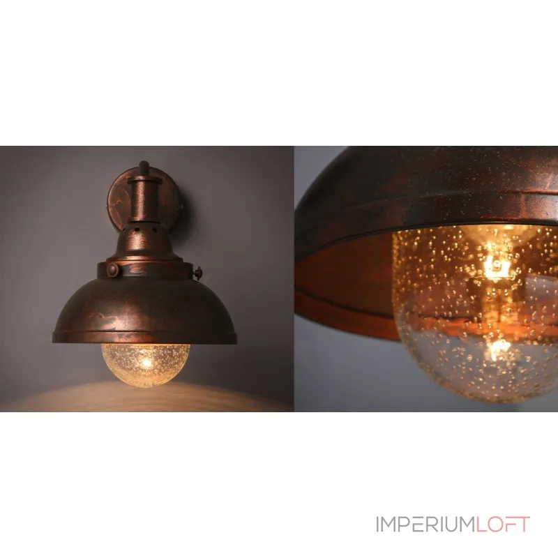 Настеный светильник Old Copper Bra от ImperiumLoft