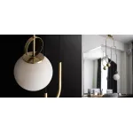 Подвесной светильник Cradle Brass Art Deco Pulley Pendant Light от ImperiumLoft