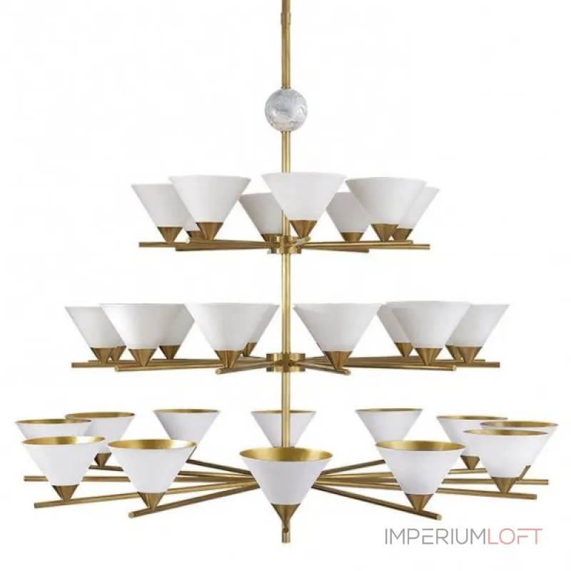 Люстра на штанге Cleo Three-tier Chandelier Люстра на штанге Cleo Three-tier Chandelier