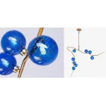 Люстра 8-GLOBE CHERRYBOMB CHANDELIER blue от ImperiumLoft