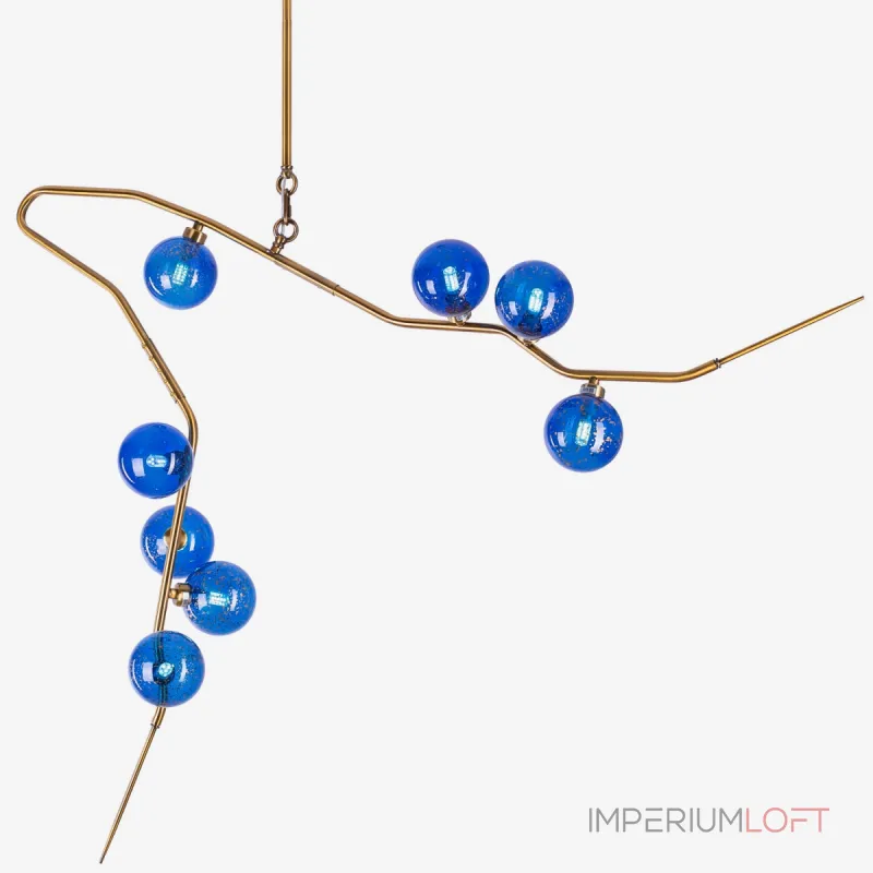 Люстра 8-GLOBE CHERRYBOMB CHANDELIER blue от ImperiumLoft Люстра 8-GLOBE CHERRYBOMB CHANDELIER blue от ImperiumLoft