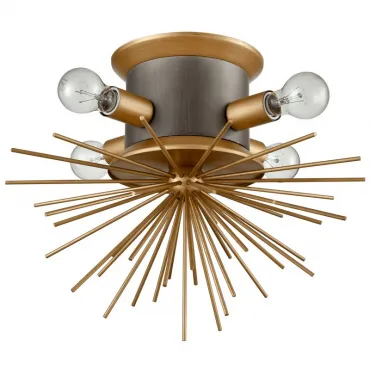 Потолочный светильник Hedgehog Brass Chandelier