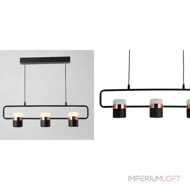 Люстра Seed design LING PL3 black от ImperiumLoft