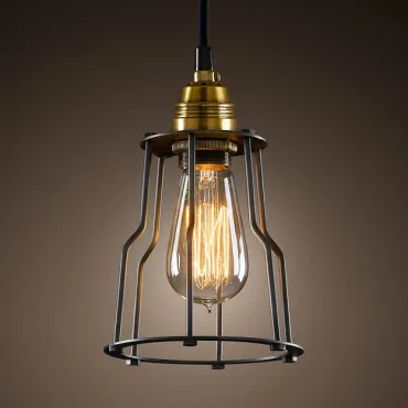Подвесной светильник Loft Industrial Cage Filament Pendant