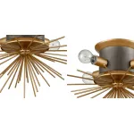 Потолочный светильник Hedgehog Brass Chandelier от ImperiumLoft