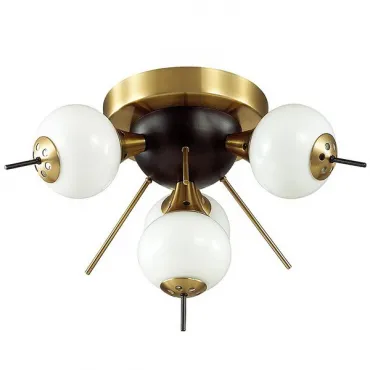 Потолочная люстра White Glass Globes Sputnik Сeiling light