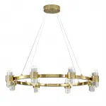 Подвесная люстра Crystal Ring Chandelier Brass
