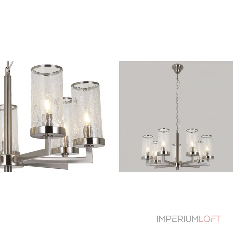 Подвесная люстра LIAISON ONE-TIER Chandelier 7 Silver