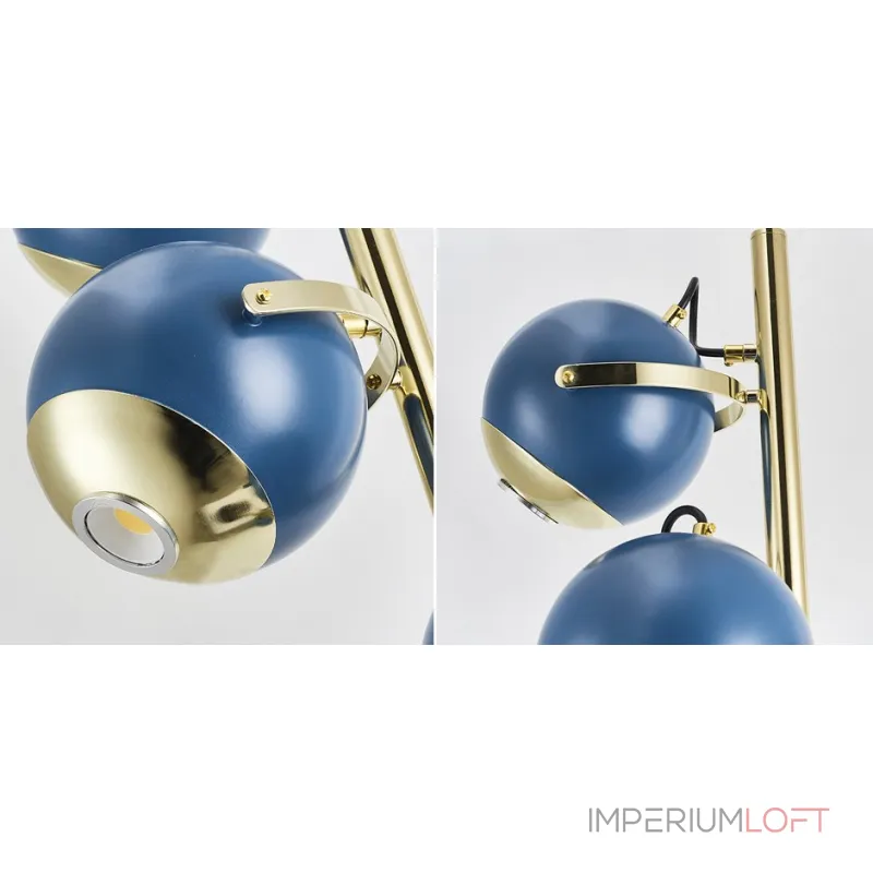 Торшер Retro Blue от ImperiumLoft