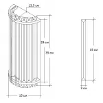 Бра Suspension Glass Cylinders Sconces 35 от ImperiumLoft