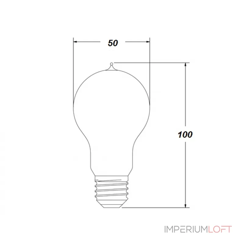 Лампочка Loft Edison Retro Bulb №2 от ImperiumLoft