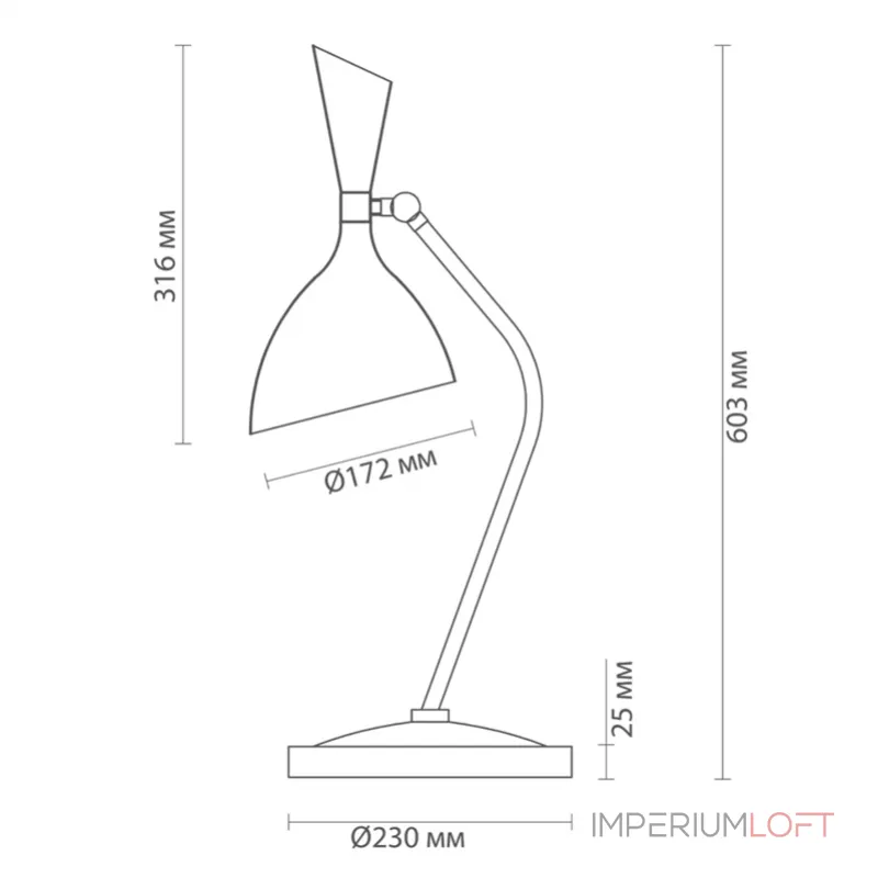 Настольная Лампа Duke black от ImperiumLoft Настольная Лампа Duke black от ImperiumLoft