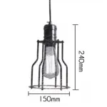 Подвесной светильник Loft Industrial Cage Filament Pendant от ImperiumLoft