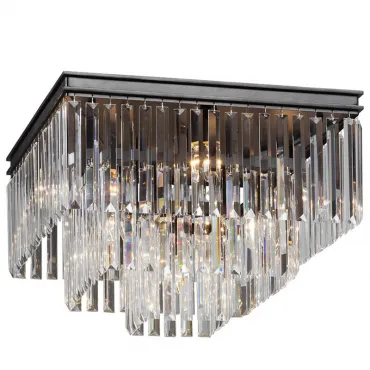 Потолочная люстра ODEON CLEAR GLASS 3-TIER 52 см