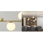 Люстра Horizontal Balls Balance Brass 4 от ImperiumLoft