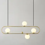 Люстра Horizontal Balls Balance Brass 4 от ImperiumLoft