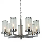 Подвесная люстра LIAISON ONE-TIER Chandelier 7 Silver