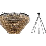 Подвесная люстра ODEON Amber GLASS 11-TIER D160