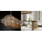 Подвесная люстра Restoration Hardware Emile Linear Chandelier