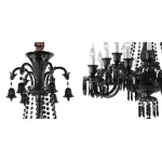 Подвесная люстра BACCARAT Zenith Midnight Chandelier 18