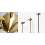 Люстра на штанге Cherry Bomb 16 balls Gold