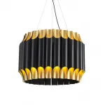 Подвесная люстра GALLIANO ROUND SUSPENSION LIGHT by DELIGHTFULL Black